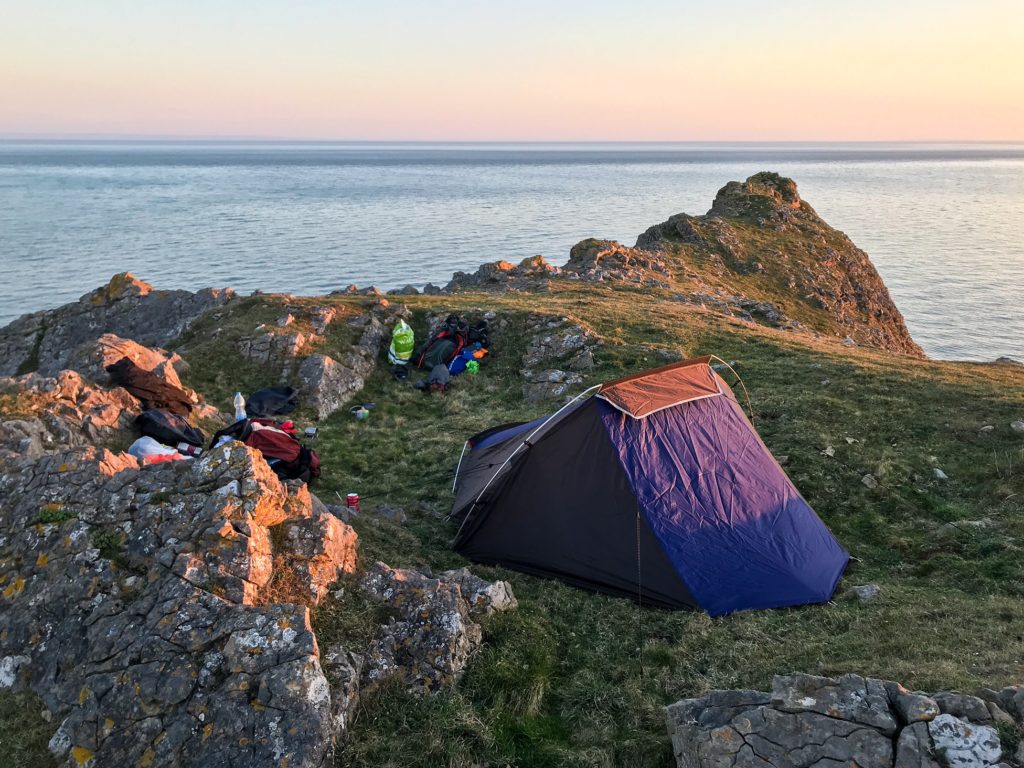 the gower camping